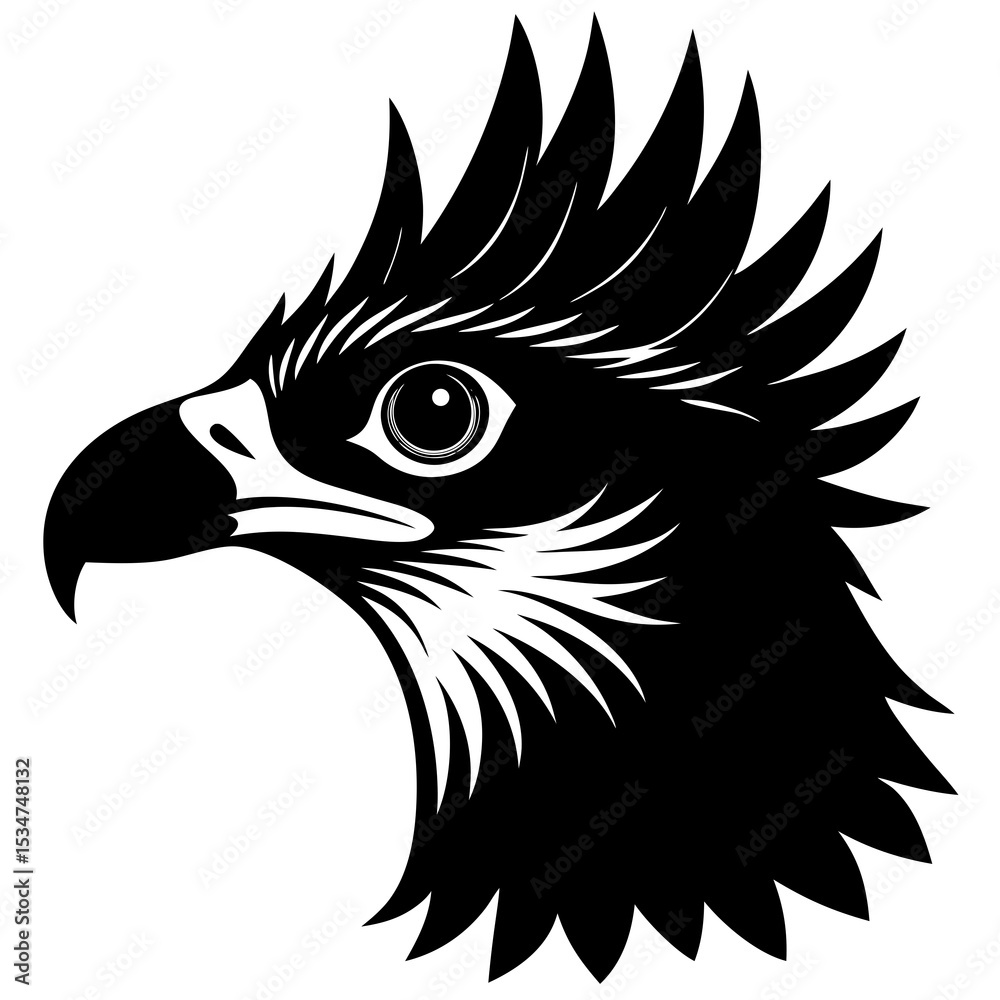Obraz premium eagle head vector