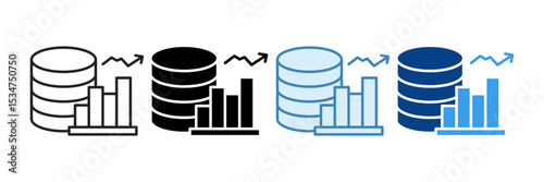 Funds Icon Set Multiple Style Collection