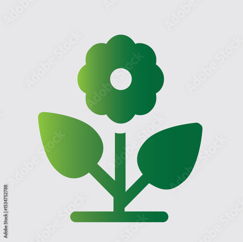 FLOWER icons and logos about nature and its surroundings