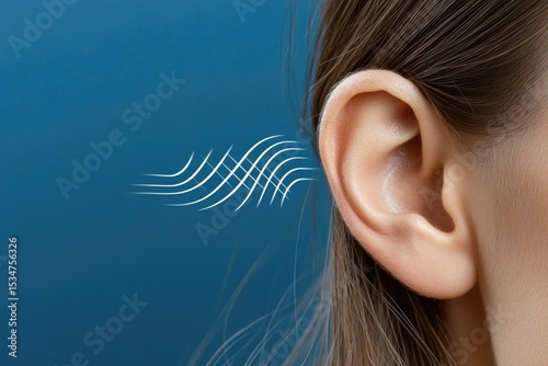 Hearing loss - auditory decline, ear impairment, sound reduction, listening issue, sensory difficulty, perception trouble, auditory weakness, communication barrier, volume decrease.