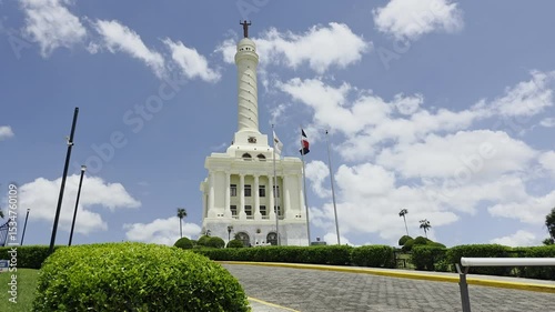 Old Monument to the Heroes Santiago De Los Caballeros in the Dominican Republic