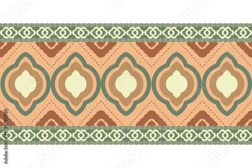 Geometric ethics fabric seamless pattern