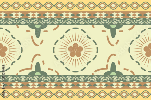 Geometric ethics fabric seamless pattern