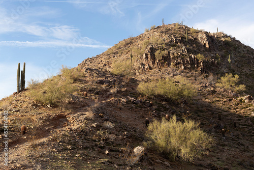Landscape and rock formations on  Piestewa Peak