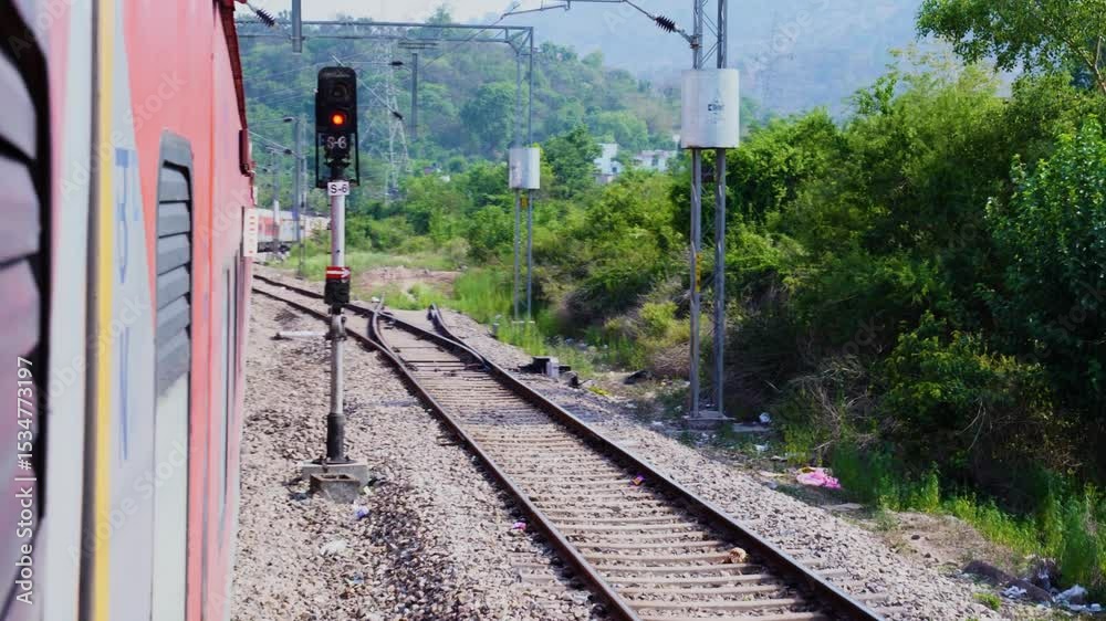 Beautiful Indian Railway Journey in Katra to Jammu Rail Section