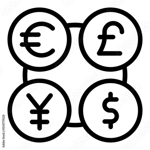 currency icon line