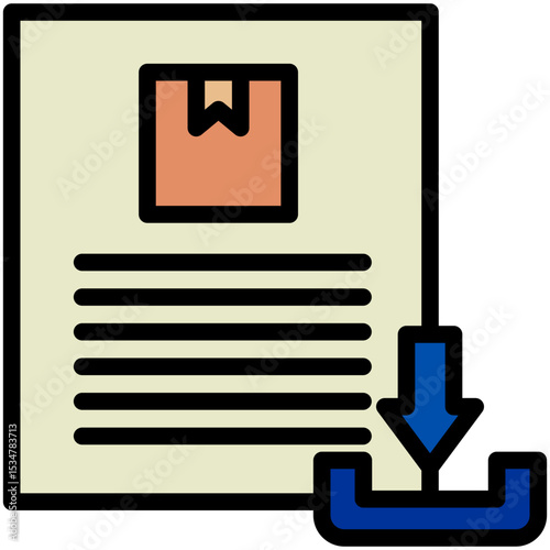 Download outline color, mini illustration icon. use for modern concept, print, UI, UX kit, web and app development. Vector related to product offering, marketing, business.
