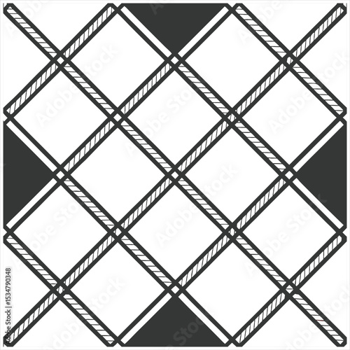 metal grid pattern