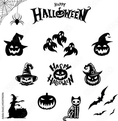 HALLOWEEN VECTOR SILHOUETTE.eps