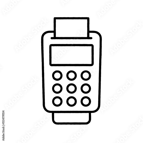POS terminal icon — represents card payment and electronic transactions