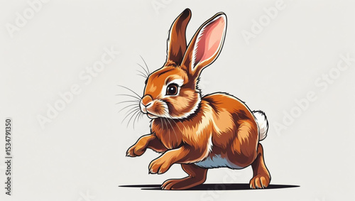 rabbit with a big smile