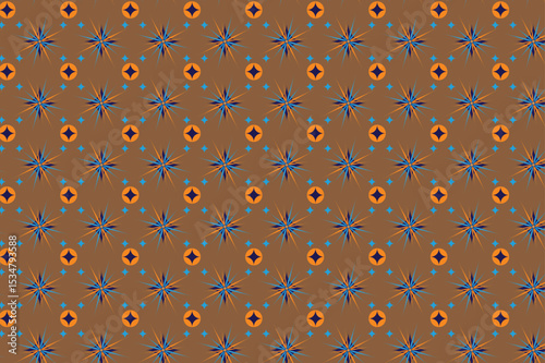 Third abstract geometric seamless pattern design with artistic modern shapes, ideal for textiles, wallpapers, backgrounds, and print decor