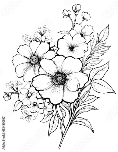 Black and white color pages