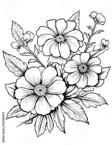 Black and white color pages