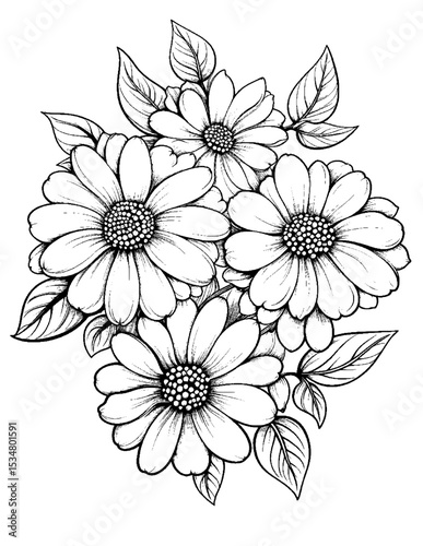 Black and white color pages