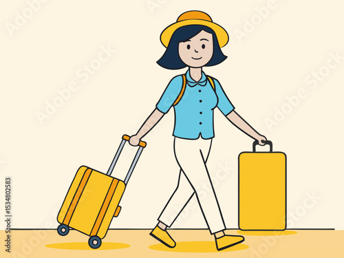 man with luggage
