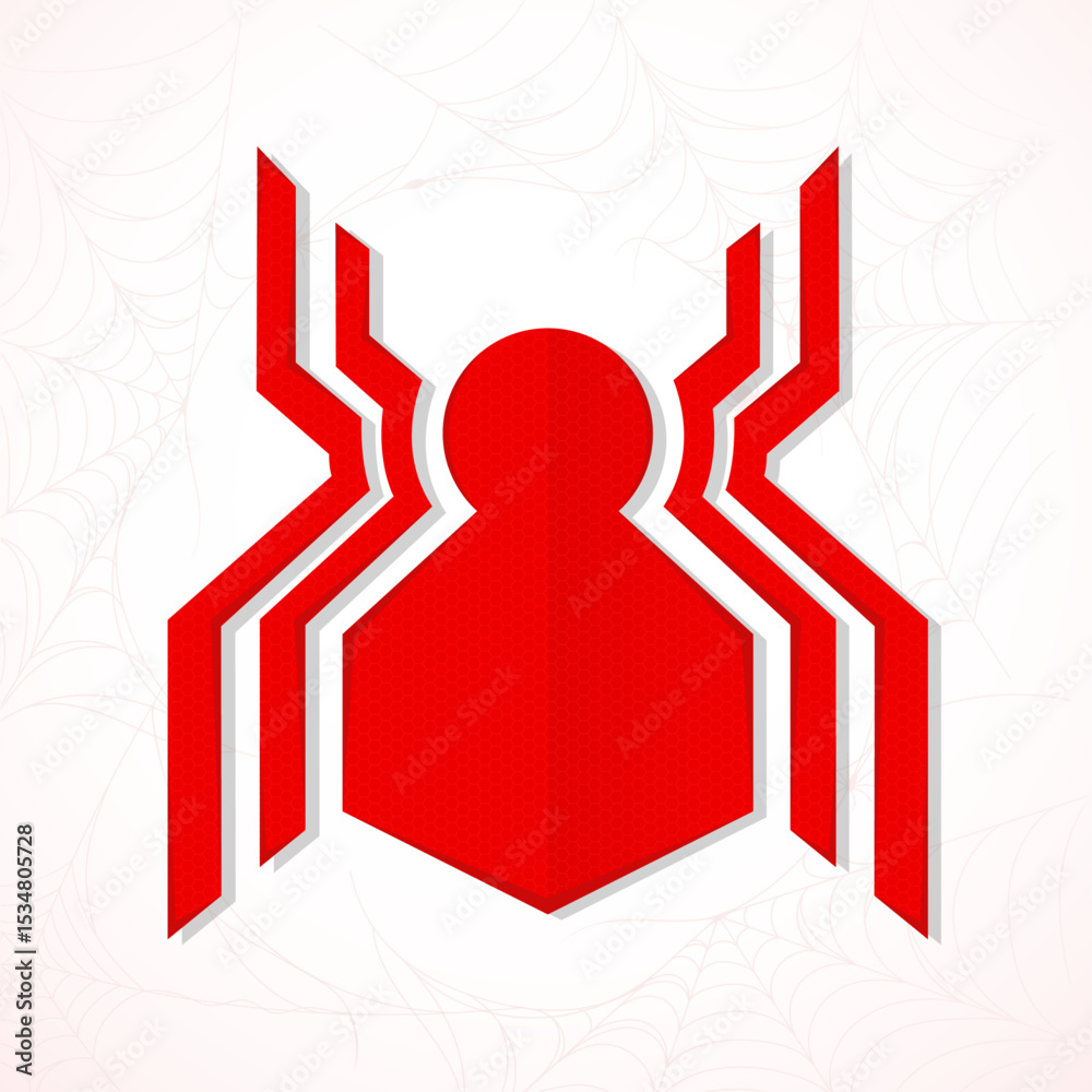 Naklejka premium spider logo