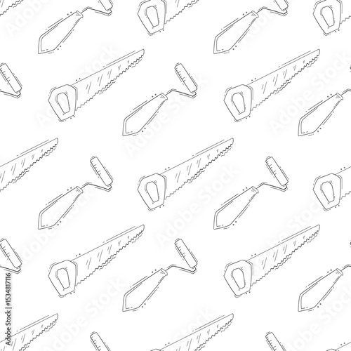 construction pattern. construction tool seamless pattern. doodle construction seamless pattern. construction tool background
