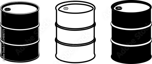 Industrial Oil Drums