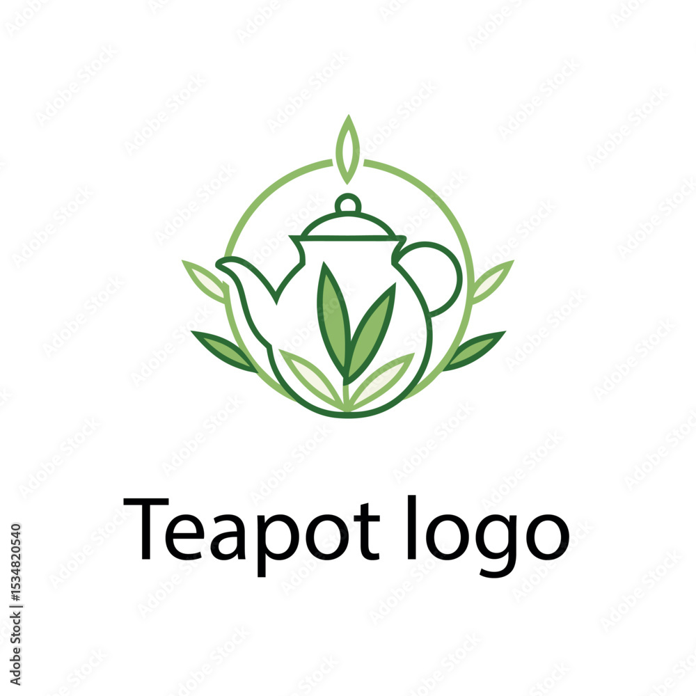Fototapeta premium Teapot logo