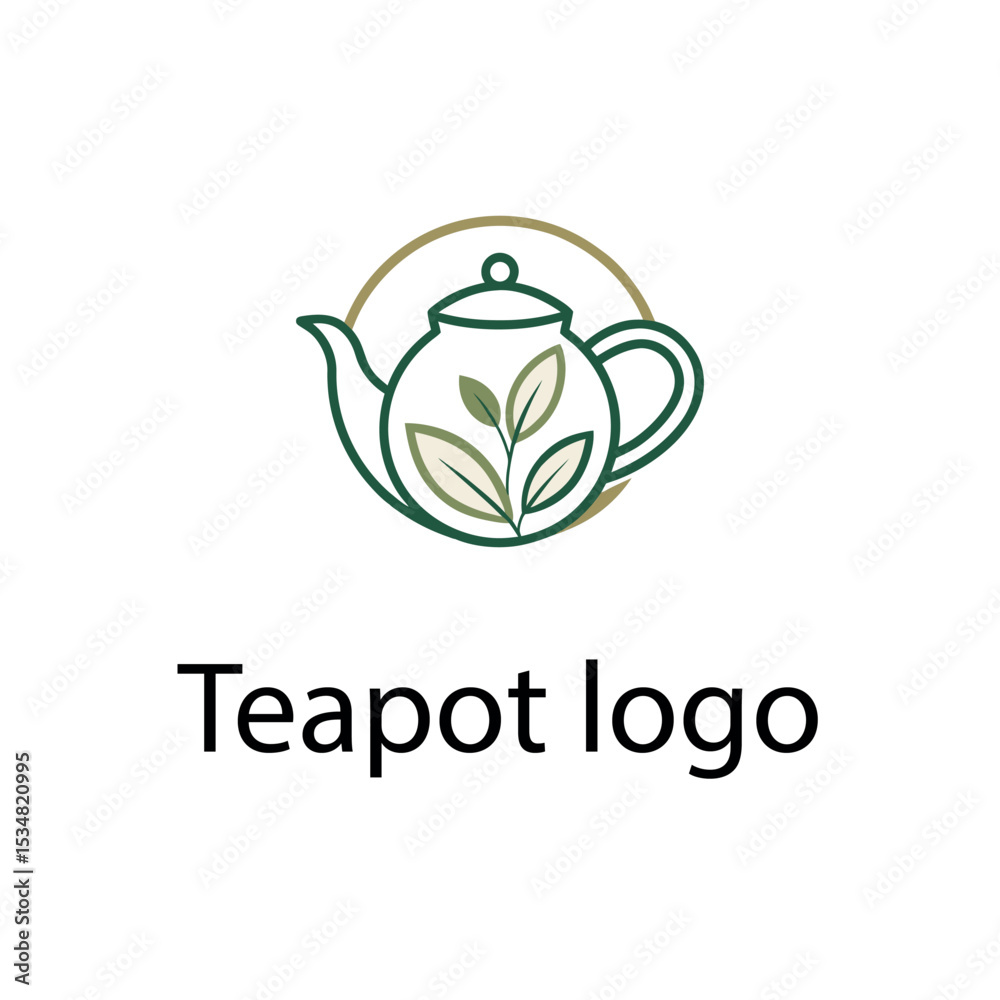 Fototapeta premium Teapot logo