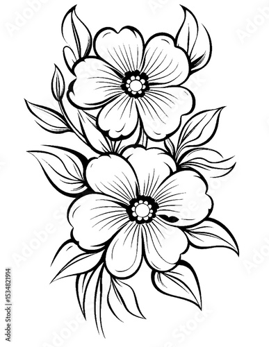 Black and white color pages for kids