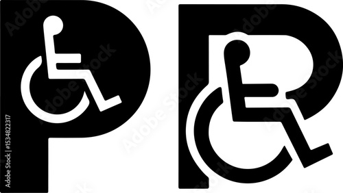  Accessible Parking Sign SVG 
