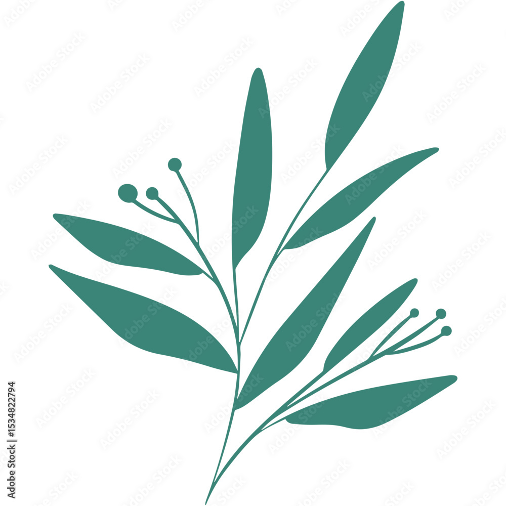 Obraz premium vector illustration of an abstract flower