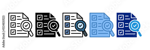 Audit Logs Icon Element For Design