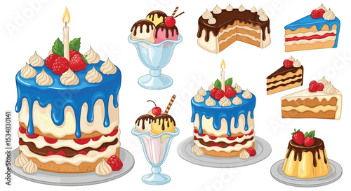 Delicious Desserts Cakes and Ice Cream Sweet Tooth Temptations A Culinary Journey