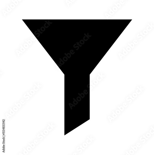 Filter icon logo. Vector image