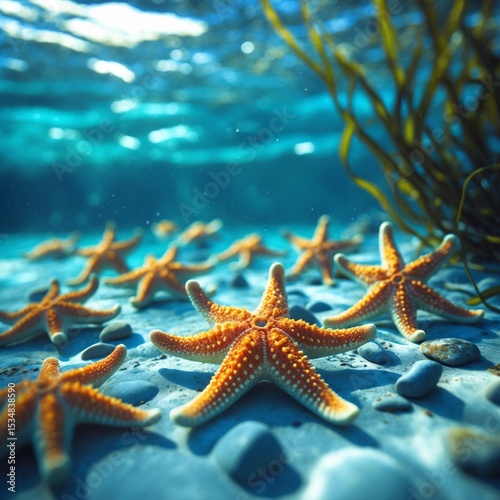 starfish on the beach