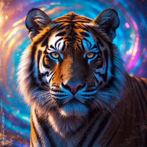 tiger in the water