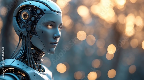 Advanced Humanoid Robot Exploring the Future of Artificial Intelligence and Robotics
