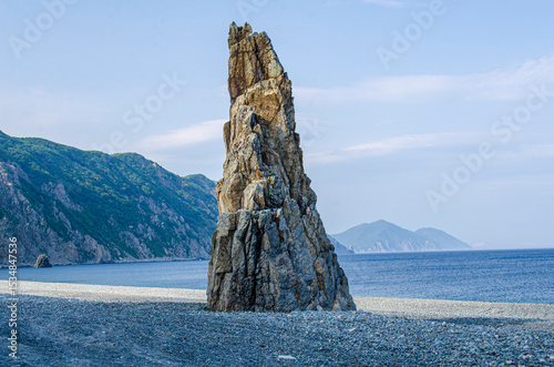 rock and sea