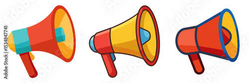 megaphone clipart icon design