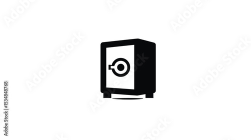 Secure Your Assets: Robust Safe Icon - Vector Graphic