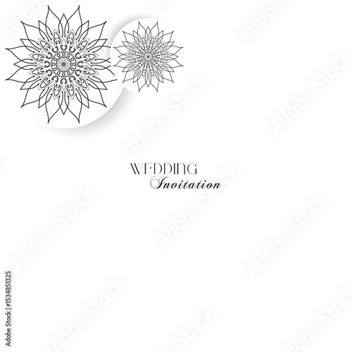 The Gold Mandala Wedding Iinvitation Card