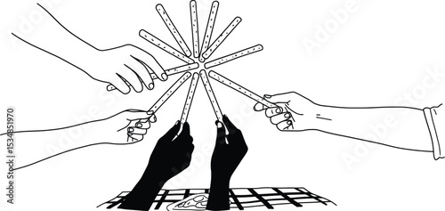 Picnic Vector Illustration A Collaborative Gathering