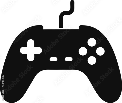 video game controller icon isolated