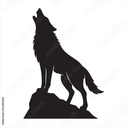 Anatolian Shepherd Dog black silhouette