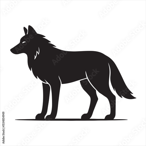 Anatolian Shepherd Dog black silhouette