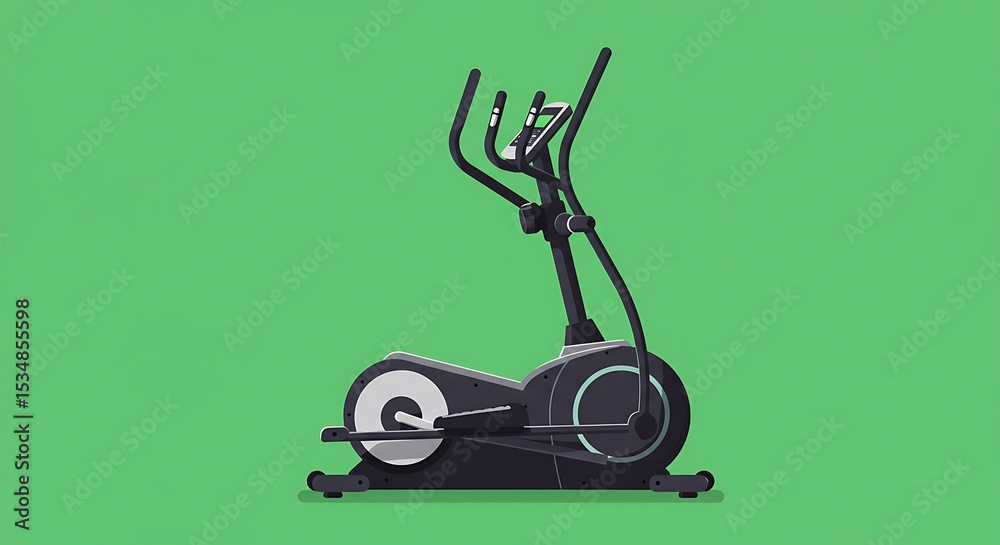 Fototapeta premium Elliptical Cross Trainer: Your Home Fitness Solution