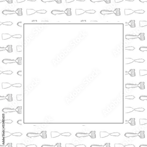 construction frame. doodle construction tool square frame. hand drawn construction frame background. construction tool background