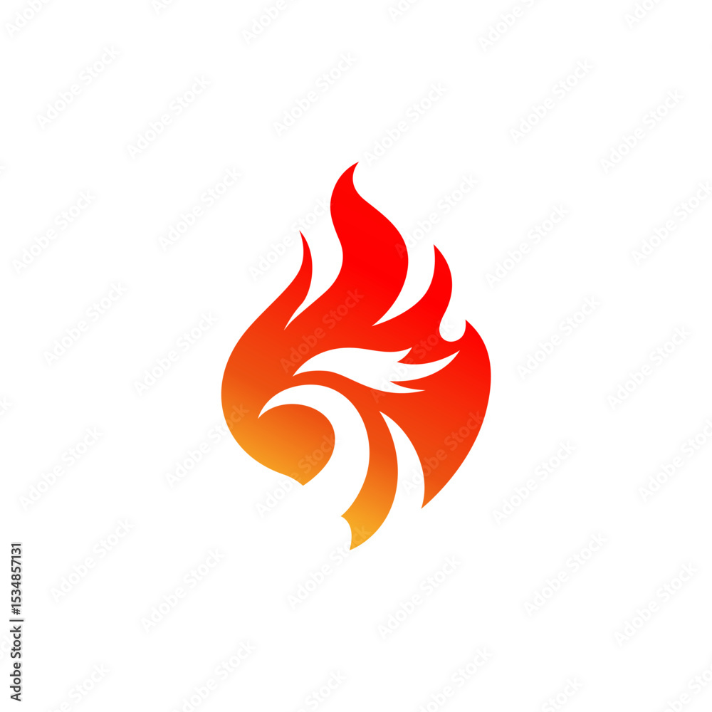 Phoenix logo design image for company business. fire bird Phoenix logo design image for company business. fire bird