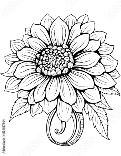 Vector illustration of color pages
