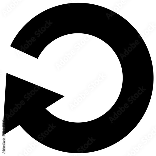 The image displays a common "reload" or "refresh" icon, often used in web browsers and applications. It typically appears as a circular arrow, indicating the action of updating or reloading content. 