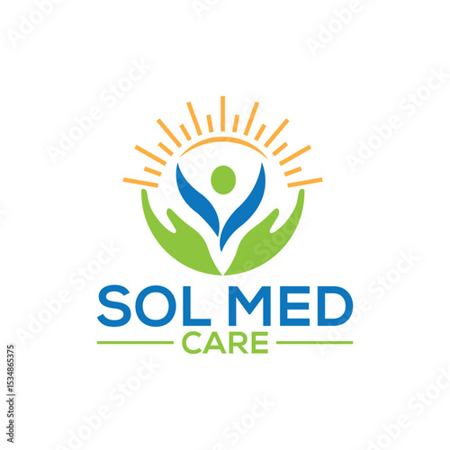Clean and modern healthcare logo design, perfect for hospitals, clinics, and wellness centers. Features medical icons and soothing colors to convey trust, care, and professional service.
