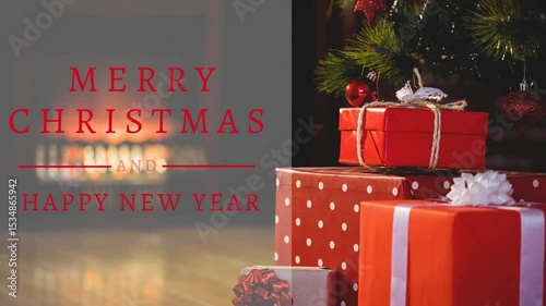 Merry Christmas, Christmas, Happy Christmas, merry bright 4k video