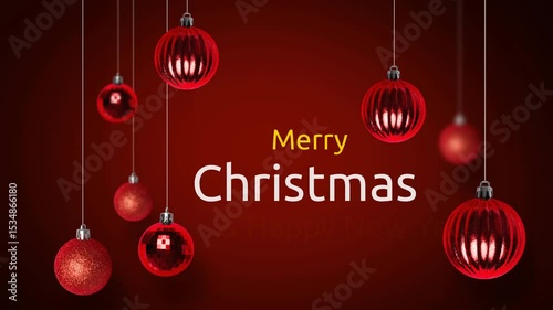 Merry Christmas, Christmas, Happy Christmas, merry bright 4k video